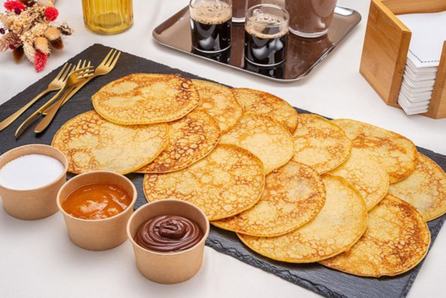 Plateau de 15 mini crêpes