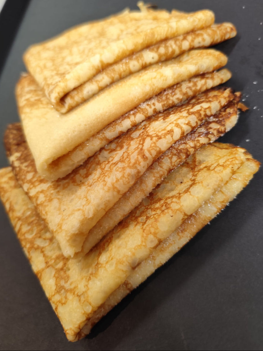 Lot de 10 crêpes au sucre