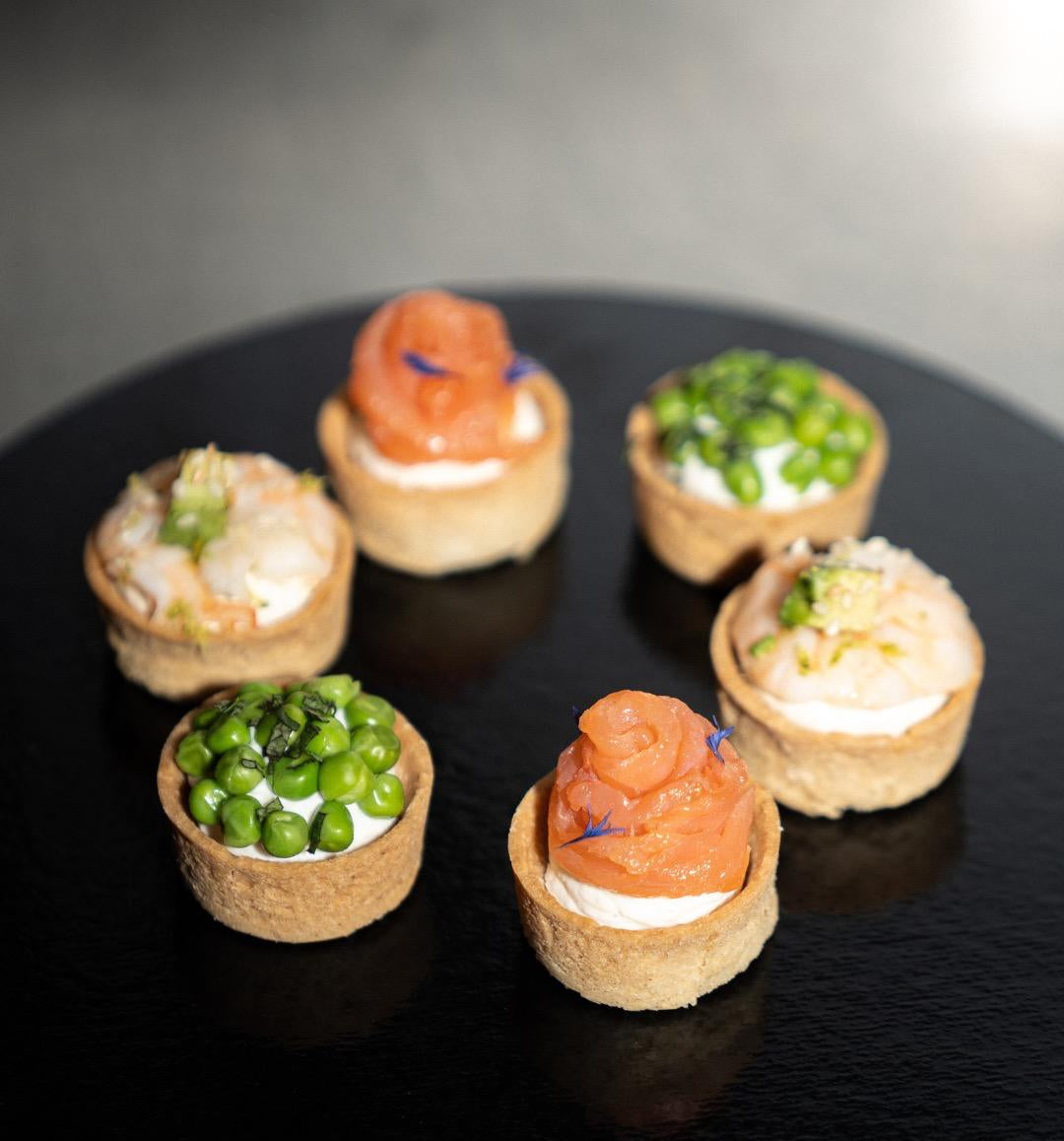 Plateau de 50 mini tartelettes salées